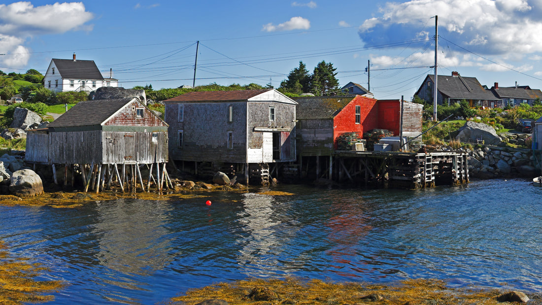 Peggy's cove fish houses